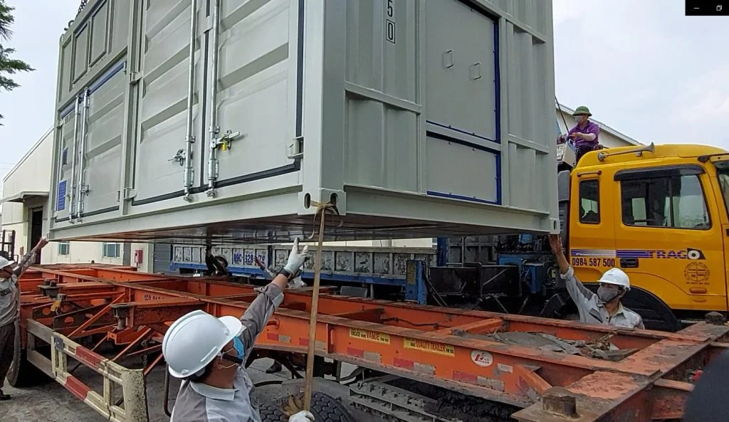 CONTAINER ĐẶC BIỆT ĐƯỢC “RA MẮT” VỚI QUY TRÌNH SẢN XUẤT KHẮT KHE CỦA CÔNG TY CP XÂY LẮP HẢI LONG.