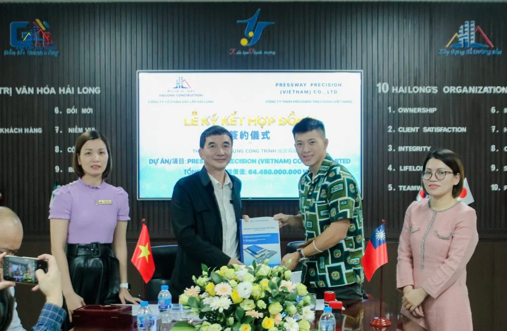 LỄ KÝ KẾT HỢP ĐỒNG DỰ ÁN NHÀ MÁY PRESSWAY PRECISION VIỆT NAM