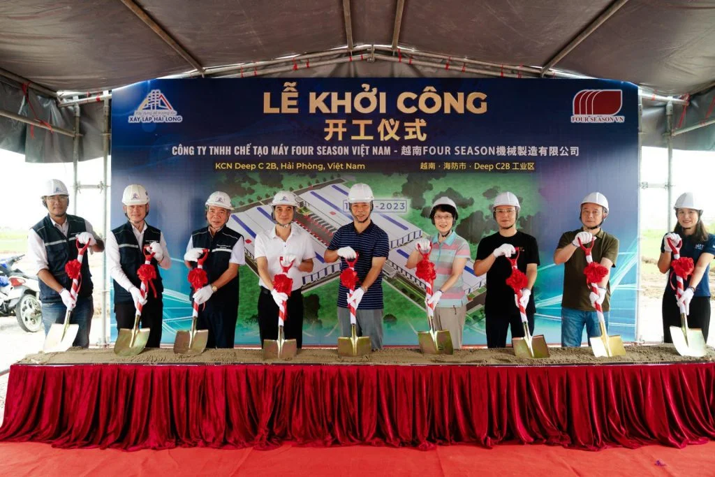 HAI LONG CONSTRUCTION OFFICIALLY COMMENCES THE 4SEASON VIETNAM FACTORY PROJECT