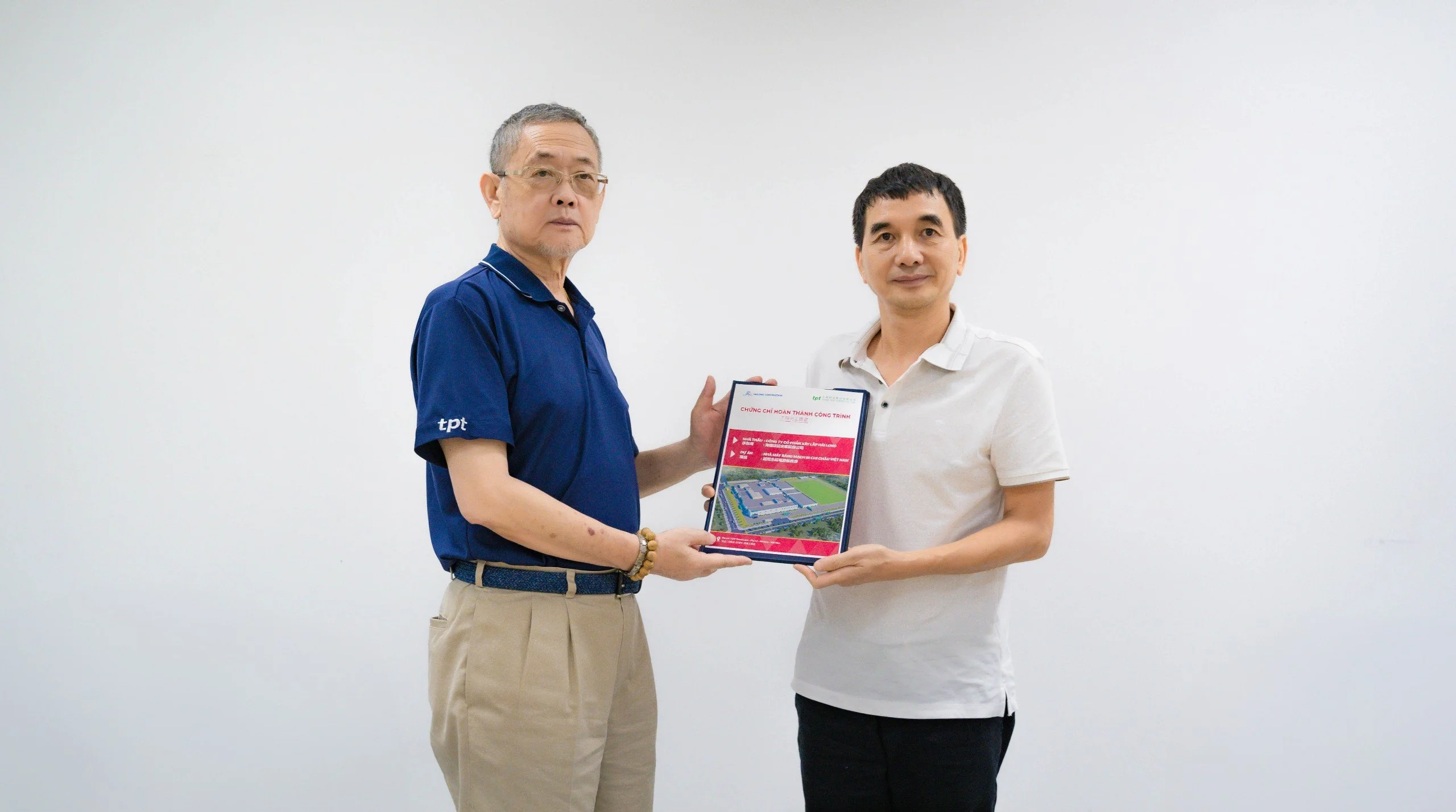 CONGRATULATIONS ON THE HANDOVER CEREMONY OF THE TPT HA NAM FACTORY PROJECT