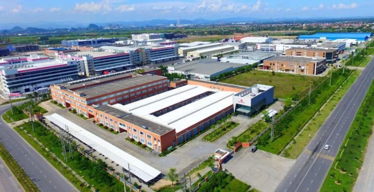 Khu công nghiệp tại Hưng Yên nhìn từ trên cao