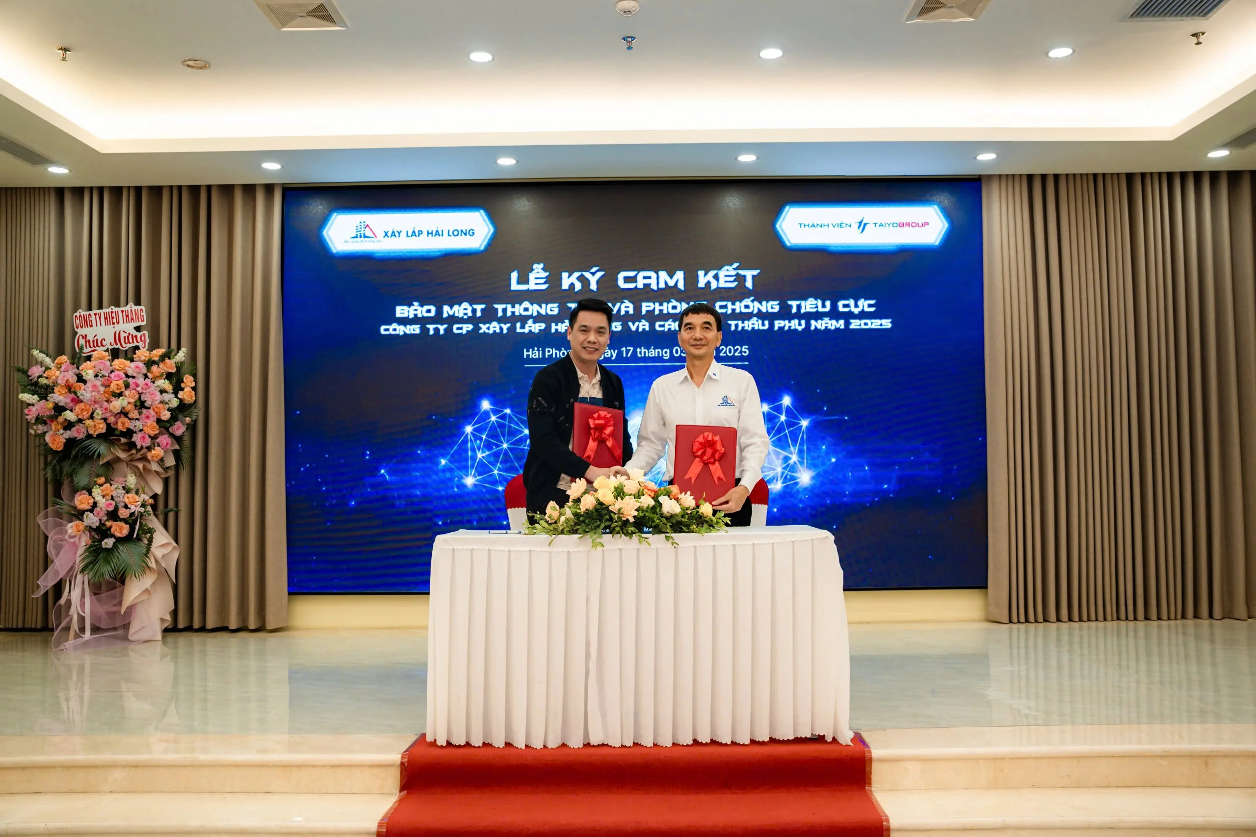 XÂY LẮP HẢI LONG TỔ CHỨC HỘI NGHỊ THẢO LUẬN GIẢI PHÁP PHỐI HỢP VỚI CÁC NHÀ THẦU PHỤ VÀ ĐƠN VỊ CUNG ỨNG VẬT TƯ