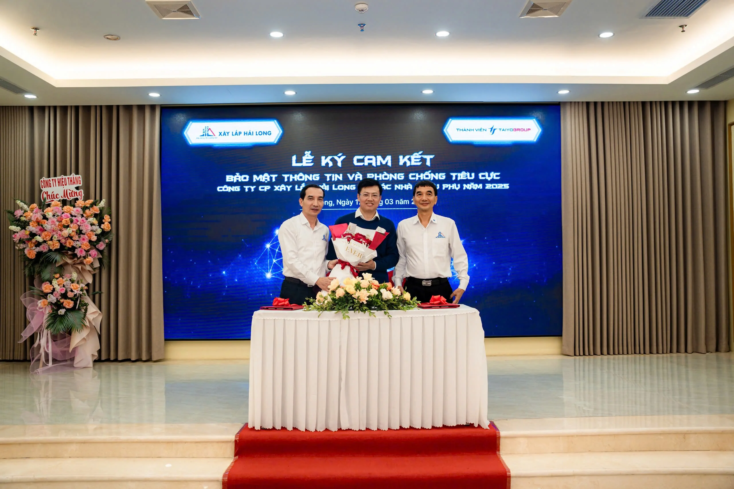 XÂY LẮP HẢI LONG TỔ CHỨC HỘI NGHỊ THẢO LUẬN GIẢI PHÁP PHỐI HỢP VỚI CÁC NHÀ THẦU PHỤ VÀ ĐƠN VỊ CUNG ỨNG VẬT TƯ