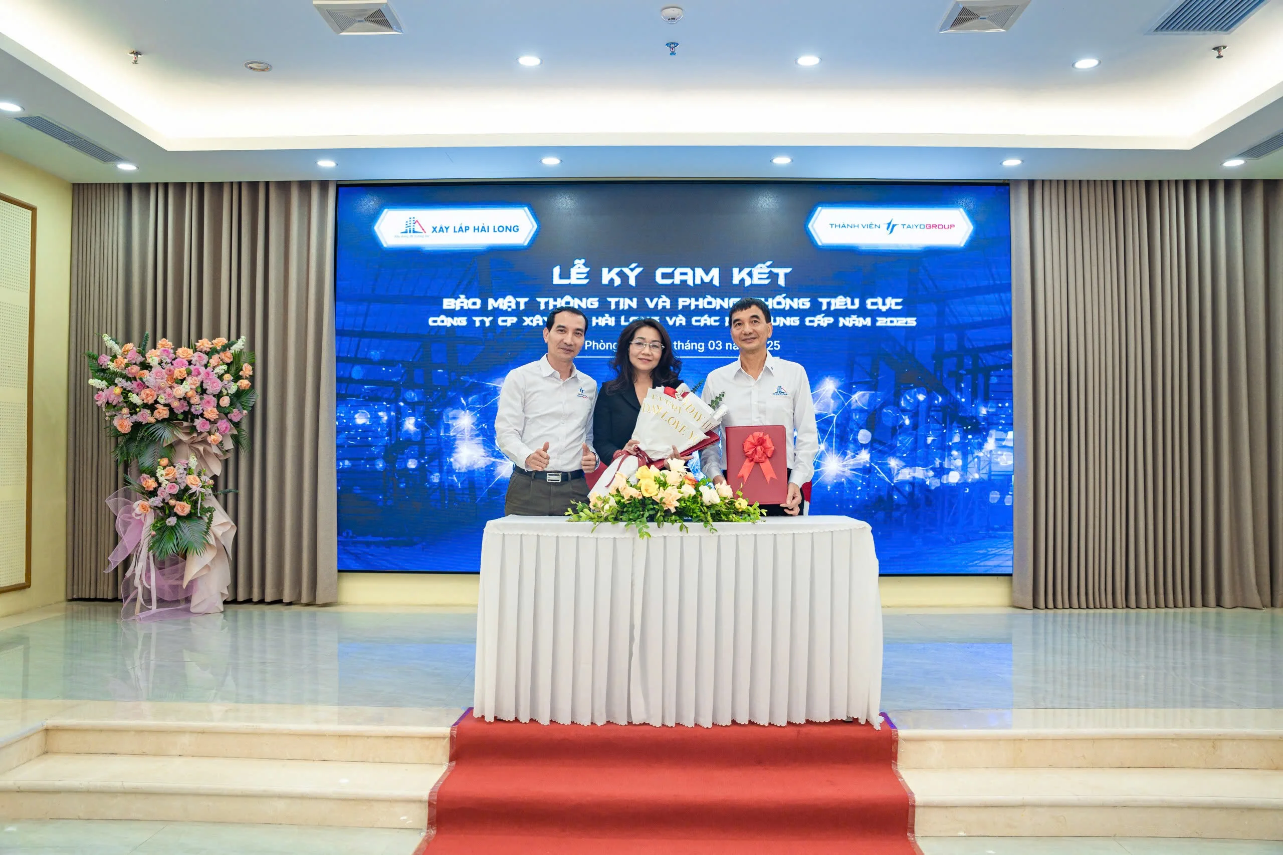 XÂY LẮP HẢI LONG TỔ CHỨC HỘI NGHỊ THẢO LUẬN GIẢI PHÁP PHỐI HỢP VỚI CÁC NHÀ THẦU PHỤ VÀ ĐƠN VỊ CUNG ỨNG VẬT TƯ