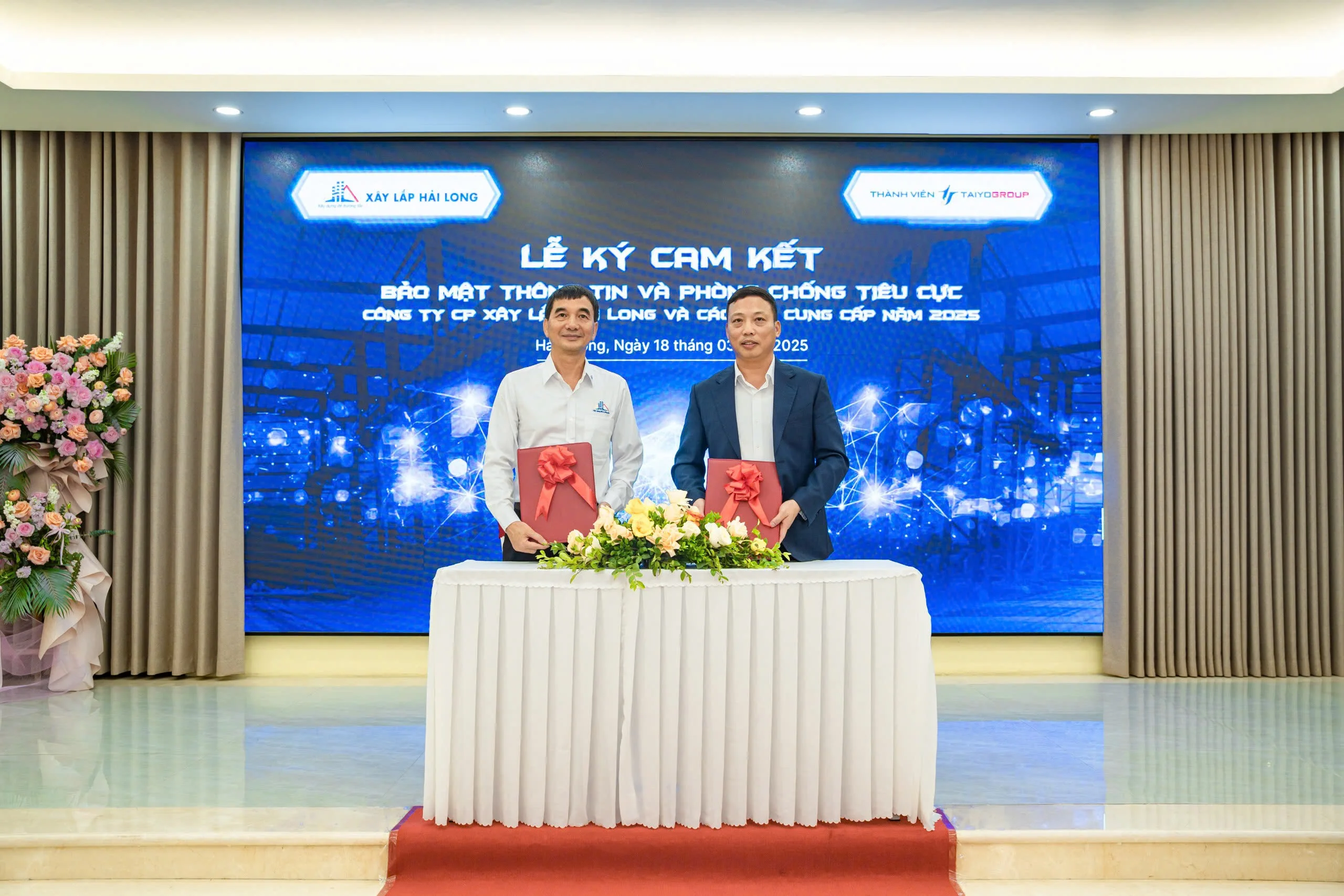 XÂY LẮP HẢI LONG TỔ CHỨC HỘI NGHỊ THẢO LUẬN GIẢI PHÁP PHỐI HỢP VỚI CÁC NHÀ THẦU PHỤ VÀ ĐƠN VỊ CUNG ỨNG VẬT TƯ