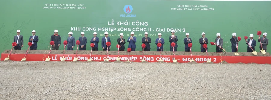 KHU CÔNG NGHIỆP SÔNG CÔNG II – GIAI ĐOẠN 2 TẠI THÁI NGUYÊN: QUY MÔ GẦN 300 HA, TỔNG VỐN GẦN 4.000 TỶ ĐỒNG