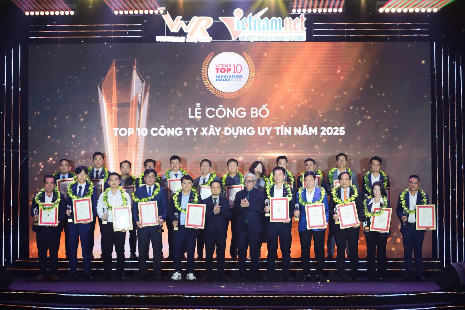 HAI LONG CONSTRUCTION CONTINUES TO AFFIRM ITS POSITION IN THE TOP 10 REPUTABLE INFRASTRUCTURE – INDUSTRIAL CONTRACTORS IN 2025