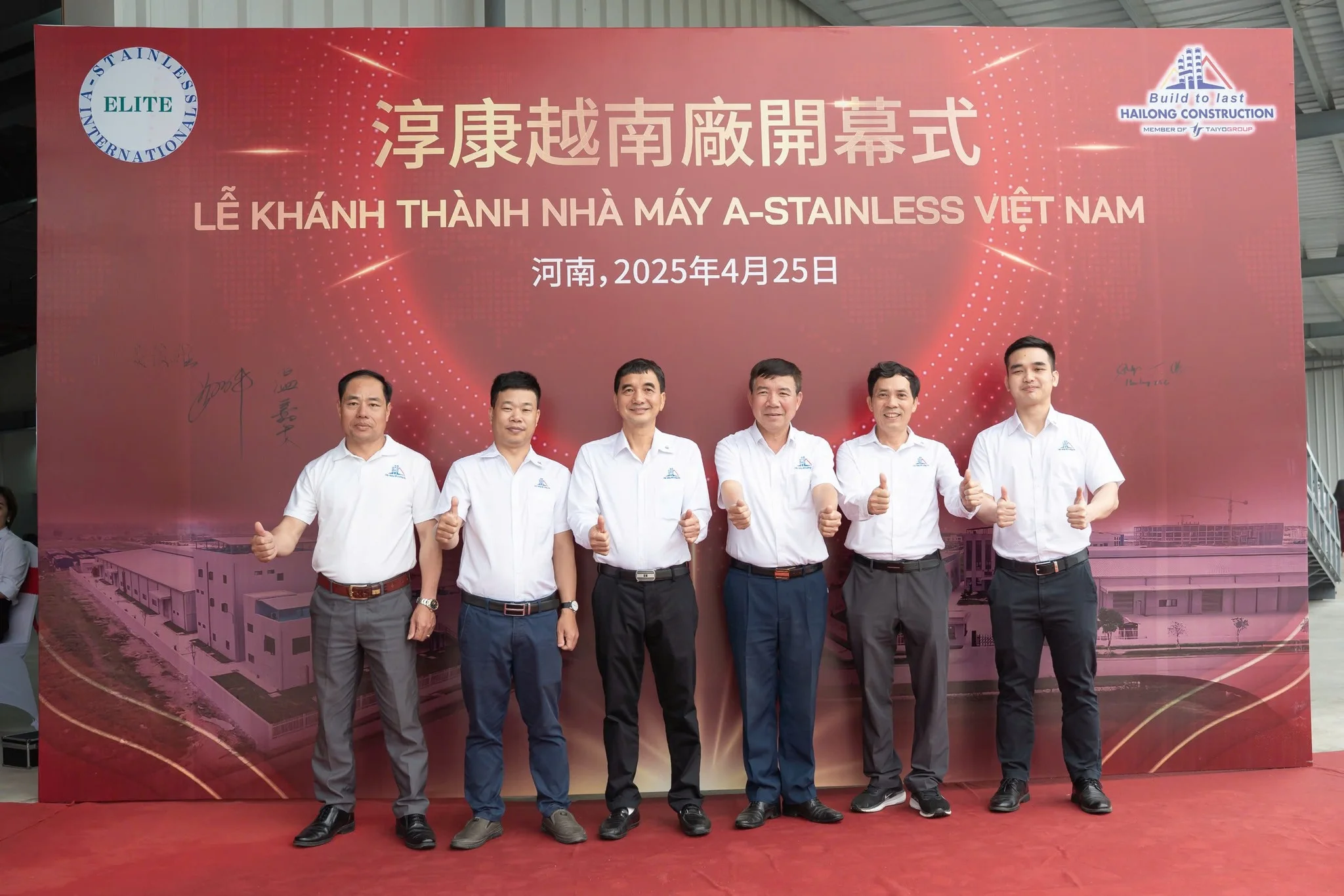 LỄ KHÁNH THÀNH NHÀ MÁY A-STAINLESS VIỆT NAM