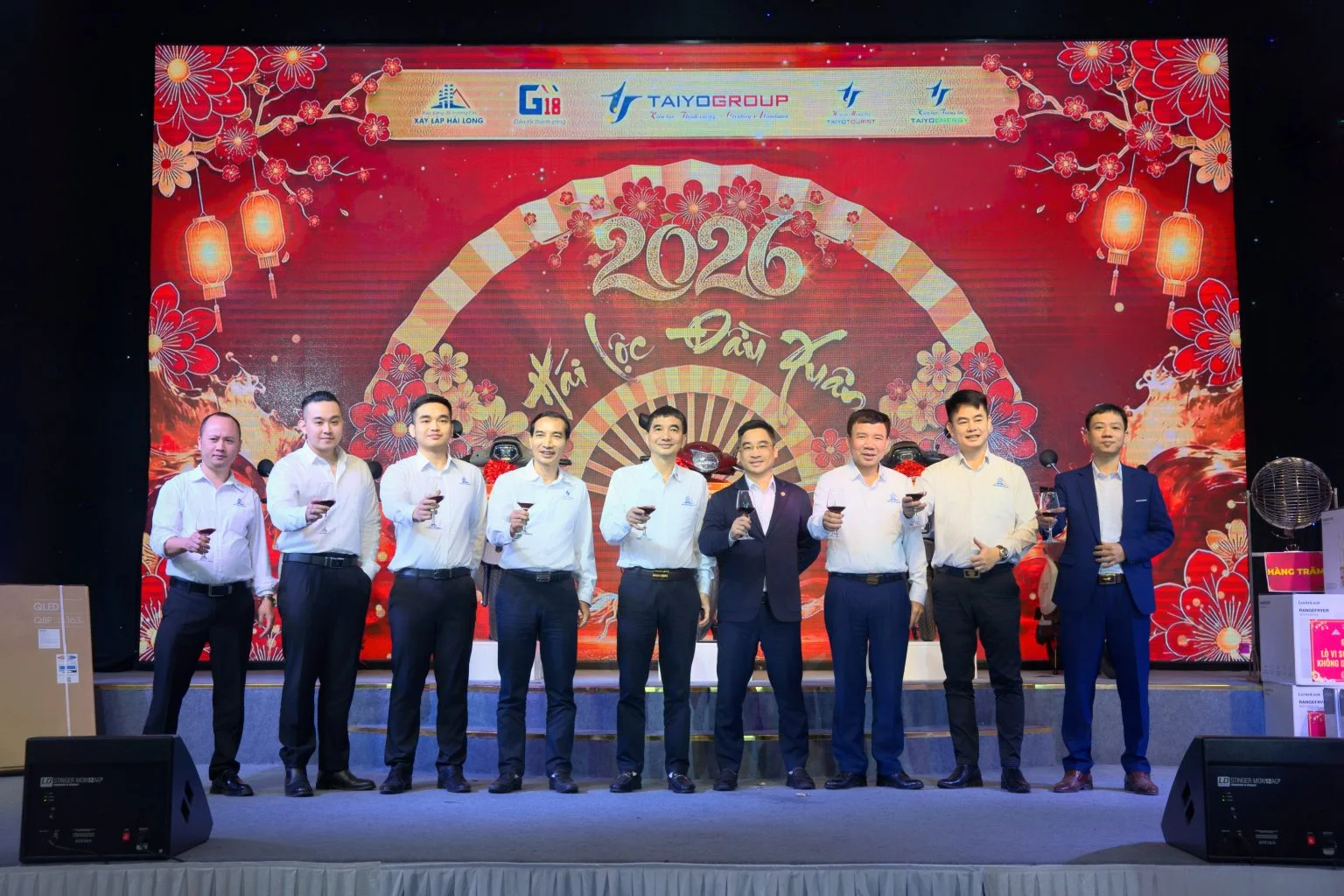 海龍建設歡慶開春 – 年初採擷好運