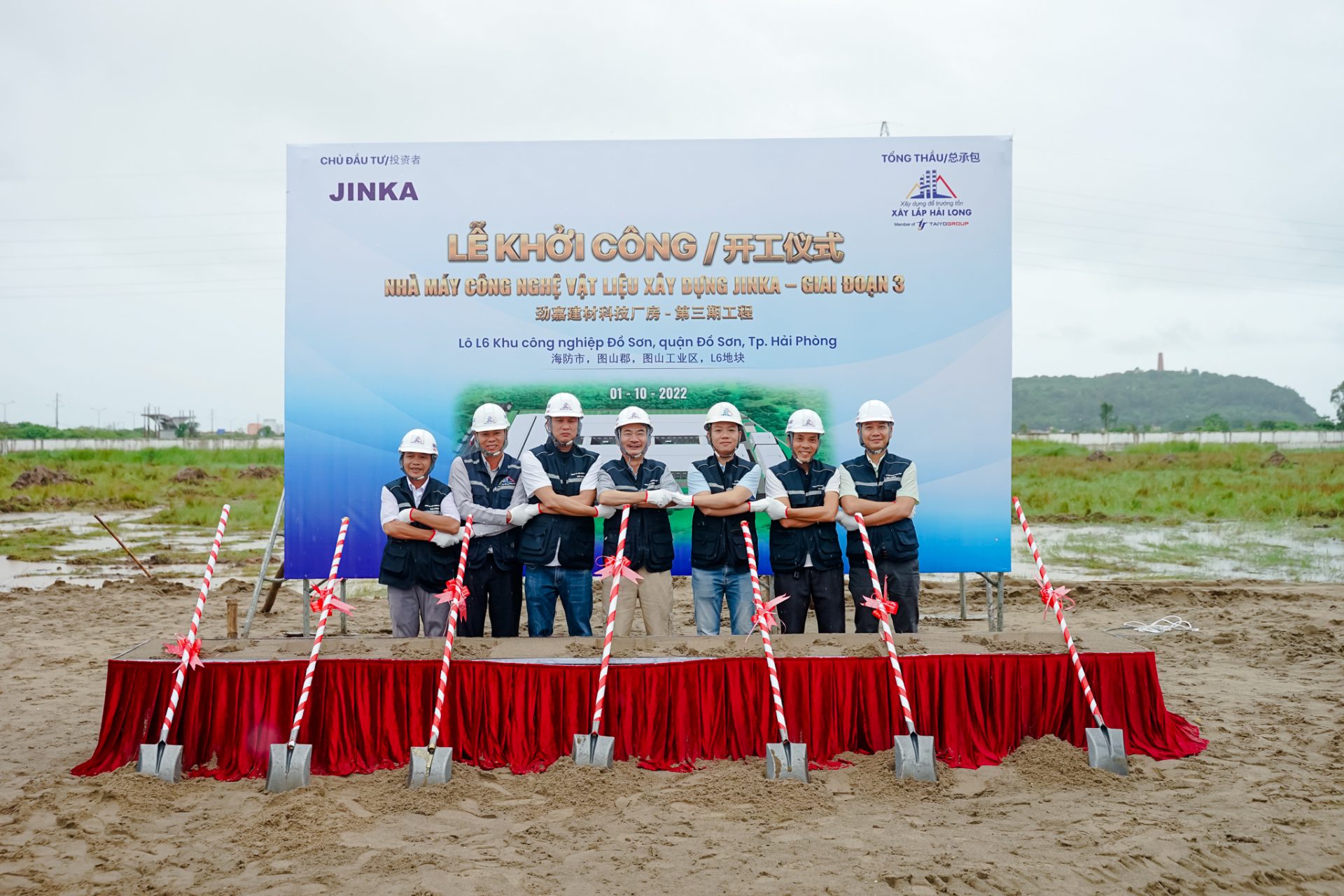 Khởi công Dự án xây dựng nhà máy công nghệ vật liệu Jinka – giai đoạn 3