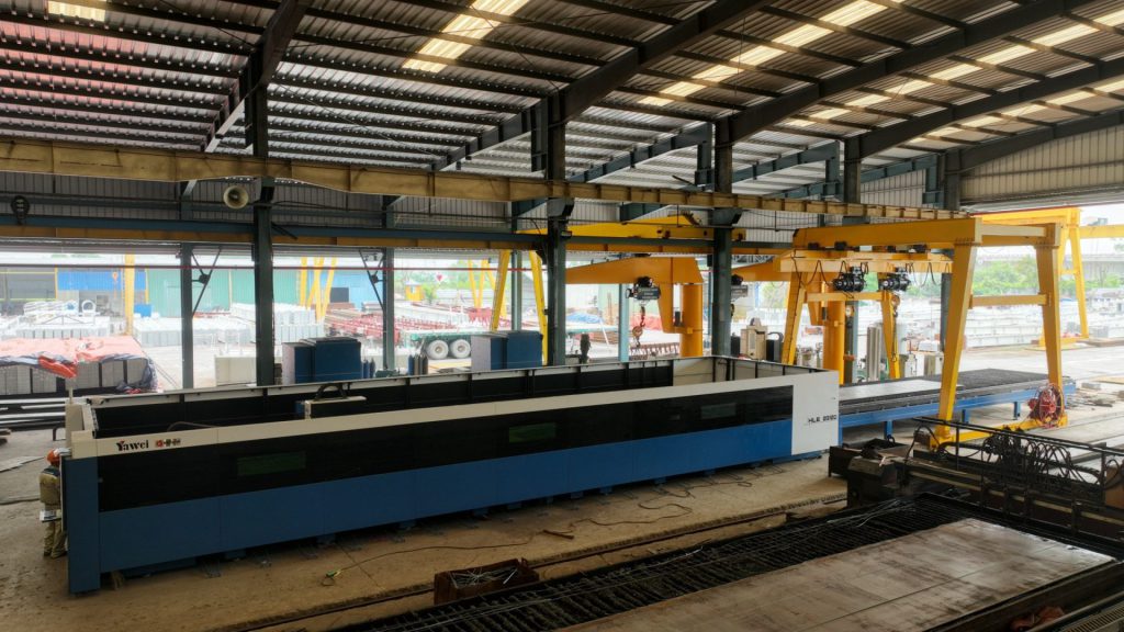 HAI LONG CONSTRUCTION ACTIVELY INVESTS IN A 20KW LASER CUTTING MACHINE SYSTEM TO IMPROVE PRODUCTIVITY