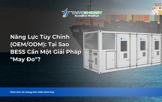 NĂNG LỰC ĐIỀU CHỈNH (OEM/ODM): TẠI SAO BESS CONTAINER CẦN MỘT GIẢI PHÁP “MAY ĐO”
