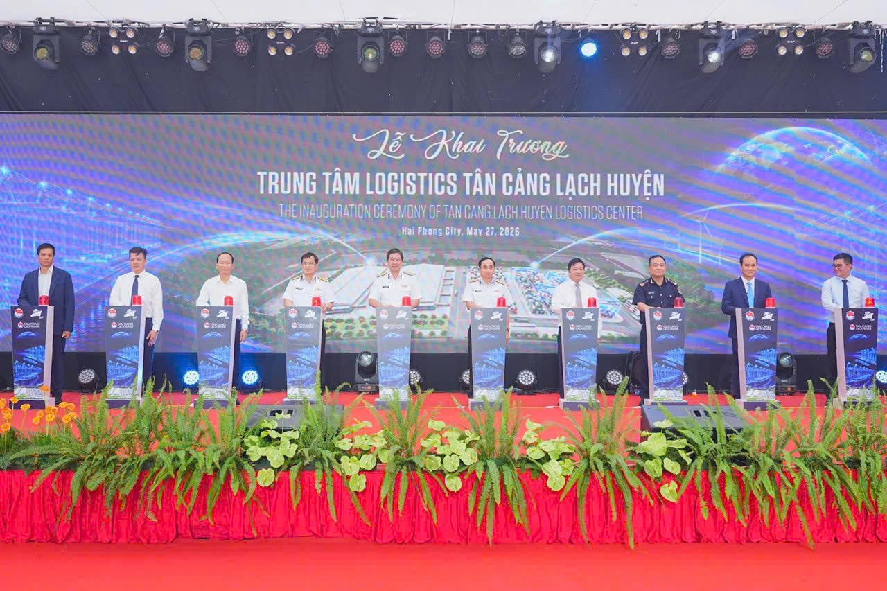 CHÚC MỪNG DỰ ÁN TRUNG TÂM LOGISTIC TÂN CẢNG LẠCH HUYỆN CHÍNH THỨC ĐI VÀO VẬN HÀNH